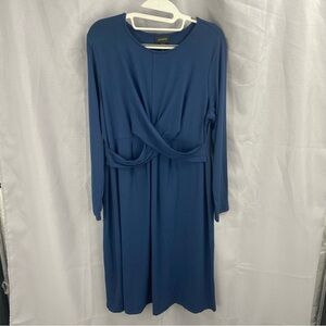 J.Jill Wearever Collection Stretch Jersey Long Sleeve Dress NWT